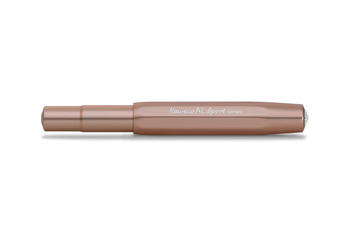 Kaweco AL SPORT Rollerball Rosé Gold I Gel/Ballpoint Pen Including 0.7 mm Rollerball Pen Refill in