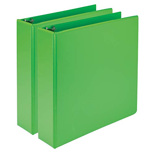 Samsill Plant-Based 2 Inch Durable Round Ring, View Binder, Eco-Friendly, USDA Certified Biobased