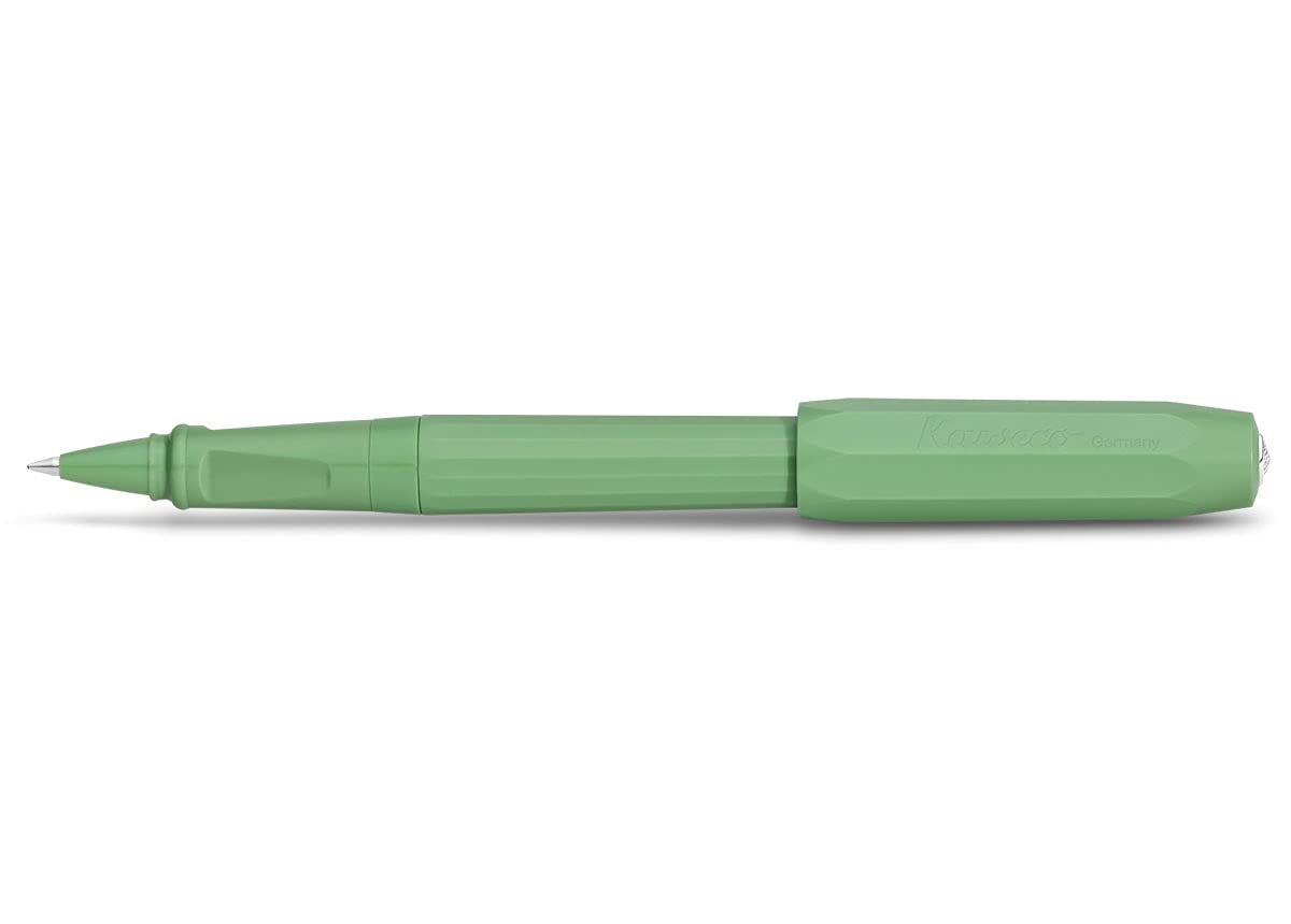 Kaweco Perkeo Rollerball Pen Jungle Green I Gel Pen with Refill for School I Beginner Roller with
