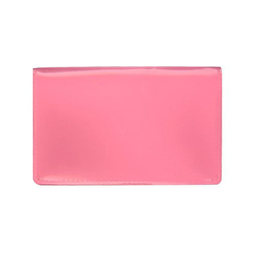 StoreSMART - Pink Folding Business Card Holders - 10 Pack - Polypropylene Plastic (RPP2915P-10)