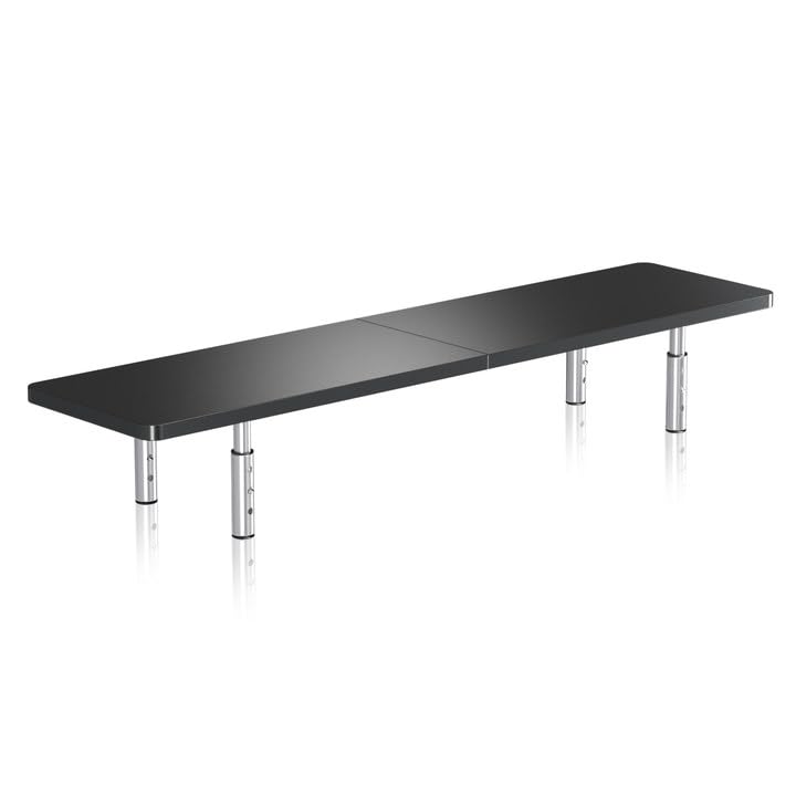 suptek Dual Monitor Stand Riser,Large Monitor Laptop Stand Riser 3 Adjustable Heights Computer