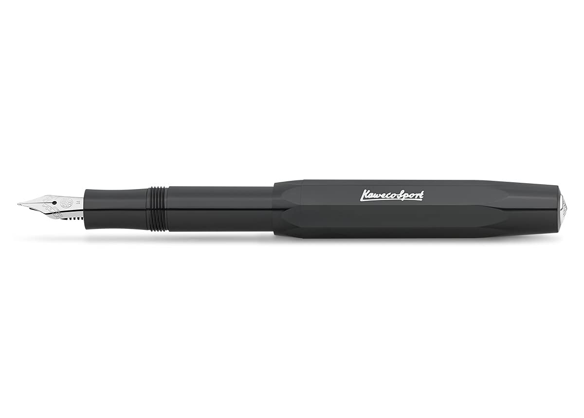 Kaweco Skyline Sport Fountain Pen - Black - Extra Fine Point