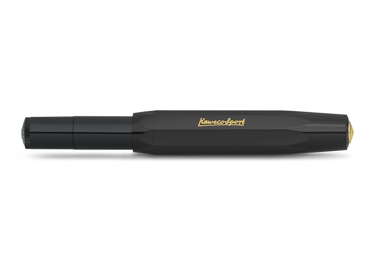 Kaweco CLASSIC SPORT Rollerball Black I Gel/Ballpoint Pen Including 0.7 mm Refill I in Classic