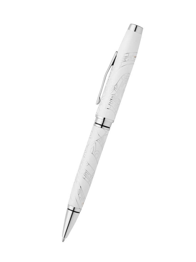 Cross Coventry Zodiac Snake Pearl White Ballpoint Pen, Black Ink
