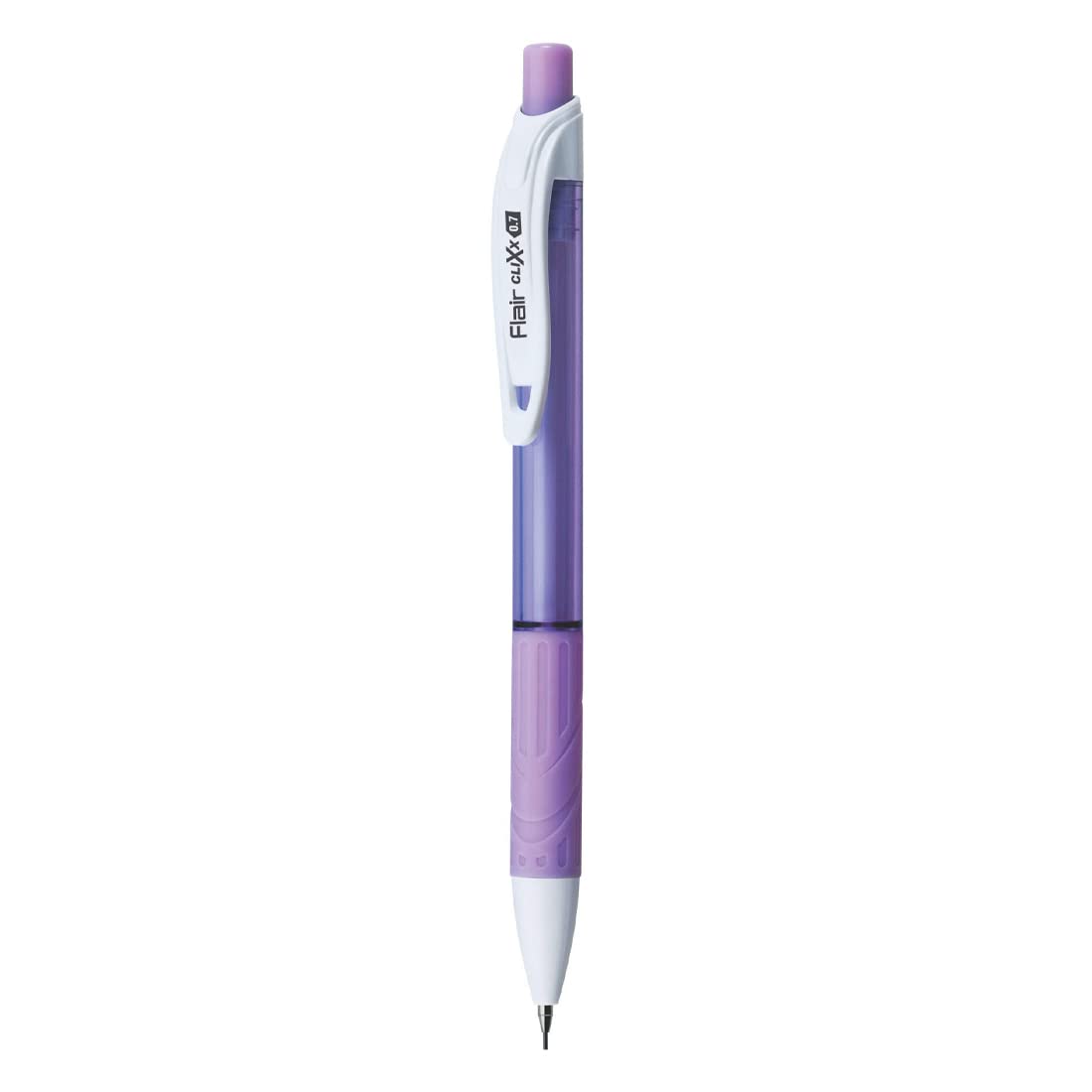 FLAIR Clixx Medium 0.7 mm Mechanical Pencil Pouch Pack | Triangular Barrel For Relaxed Drawing |