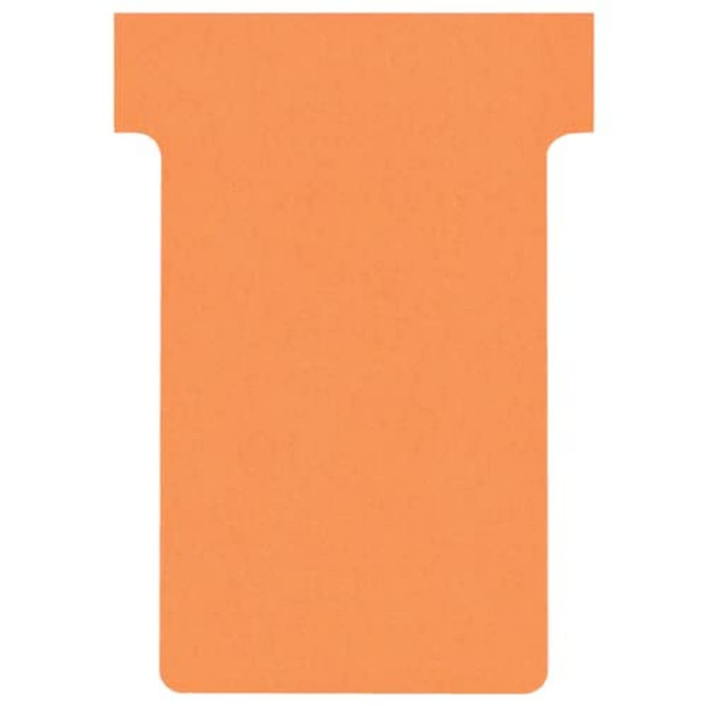 Nobo T-Cards Size 2 (Pack of 100) 2002009 - Orange
