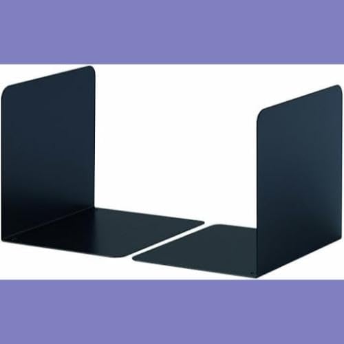 Durable S Size Bookends - Black