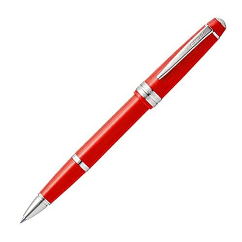 Cross Bailey Light Rollerball Pen, Polished Red, Medium Point, Black Ink