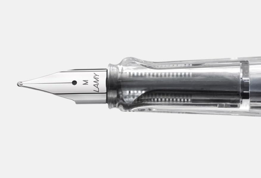 LAMY Vista Fountain Pen Demonstrator, Clear Fine Nib (L12F)