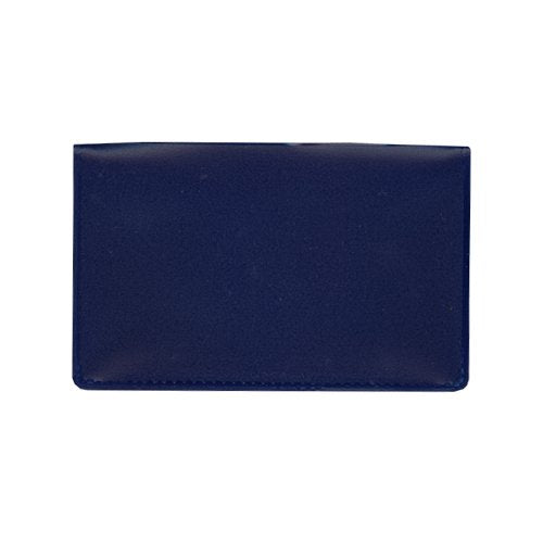 STORE SMART Navy Blue Folding Business Card Holders - 10 Pack - Polypropylene Plastic (RPP2915NB10)