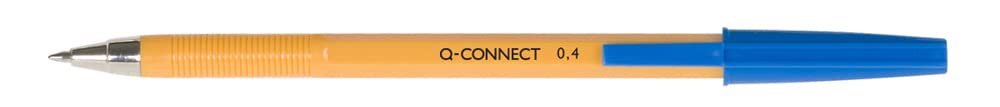 Q-CONNECT Fine Ballpoint Pen - Blue (Pack of 20)
