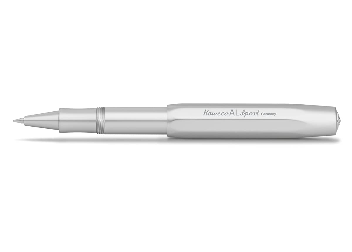 Kaweco AL SPORT Rollerball Silver I Gel/Ballpoint Pen Including 0.7 mm Rollerball Pen Refill in