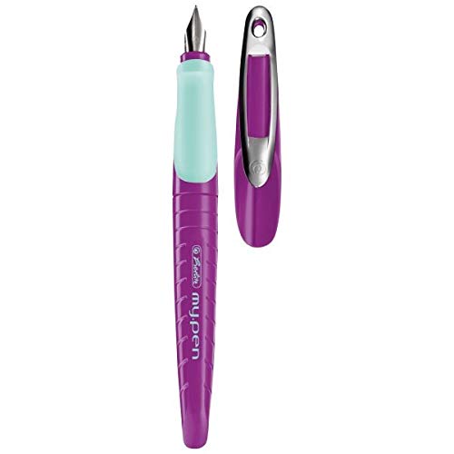 herlitz my.pen with L-Nib Fountain Pen - Pink/Mint