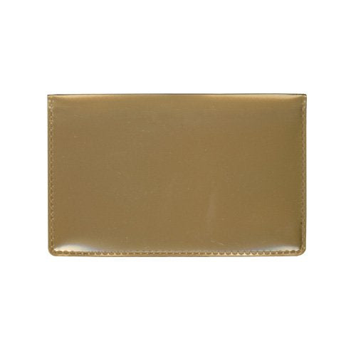 StoreSMART - Metallic Gold Folding Business Card Holders - 25 Pack - Polypropylene Plastic