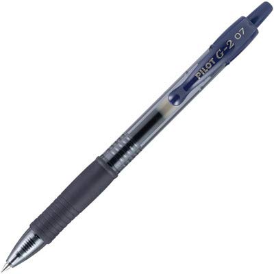 PILOT G2 Premium Gel Roller Pens, Fine Point 0.7 mm, Pack of 12