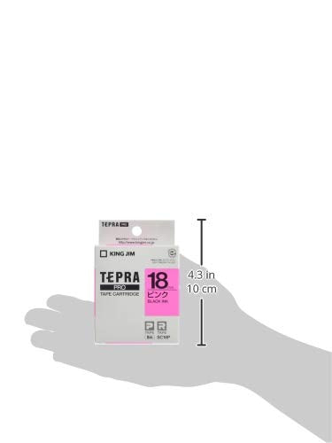 King Jim Tepra PRO 18mm SC18P Pink Tape Cartridge