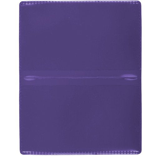 StoreSMART - Metallic Violet Folding Business Card Holders - 10 Pack - Polypropylene Plastic
