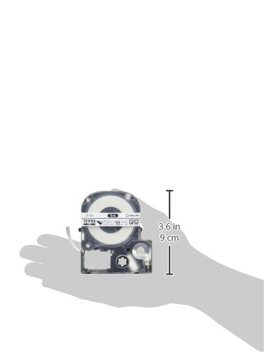 Kingjim SF18K Tepra PRO Tape Cartridge, Iron Label, 0.7 inches (18 mm), White/Black Character, 16.4