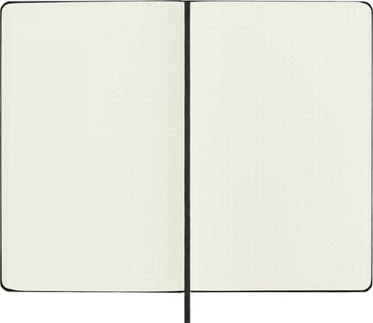 Moleskine Classic Notebook, Large, Dotted, Black, Hard Cover (5 x 8.25)