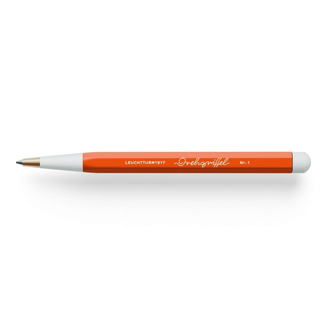 LEUCHTTURM1917 - Drehgriffel Writing Pen (Pumpkin) - Gel Pen with Black Ink Included