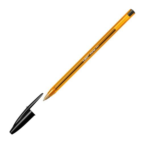 BIC Cristal Original, Ballpoint Pens, Every-Day Biro Pens with Fine Point (0.8 mm), Ideal for
