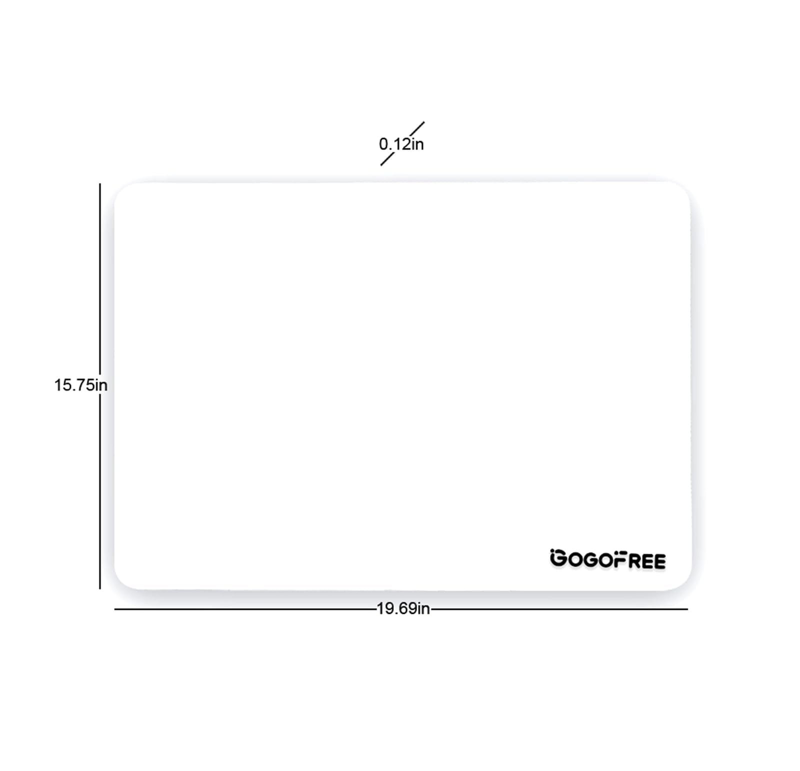 Glass Gaming Mouse Pad, Professional Esport Tempered Glass Mouse Pad Ultra-Smooth Micro-Etched