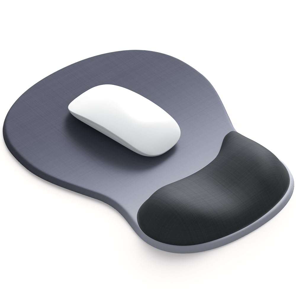 ErgoComfort Gel Wrist Rest Mouse Pad-Ergonomic Office Mousepad with Wrist Support-Non-Slip, Design