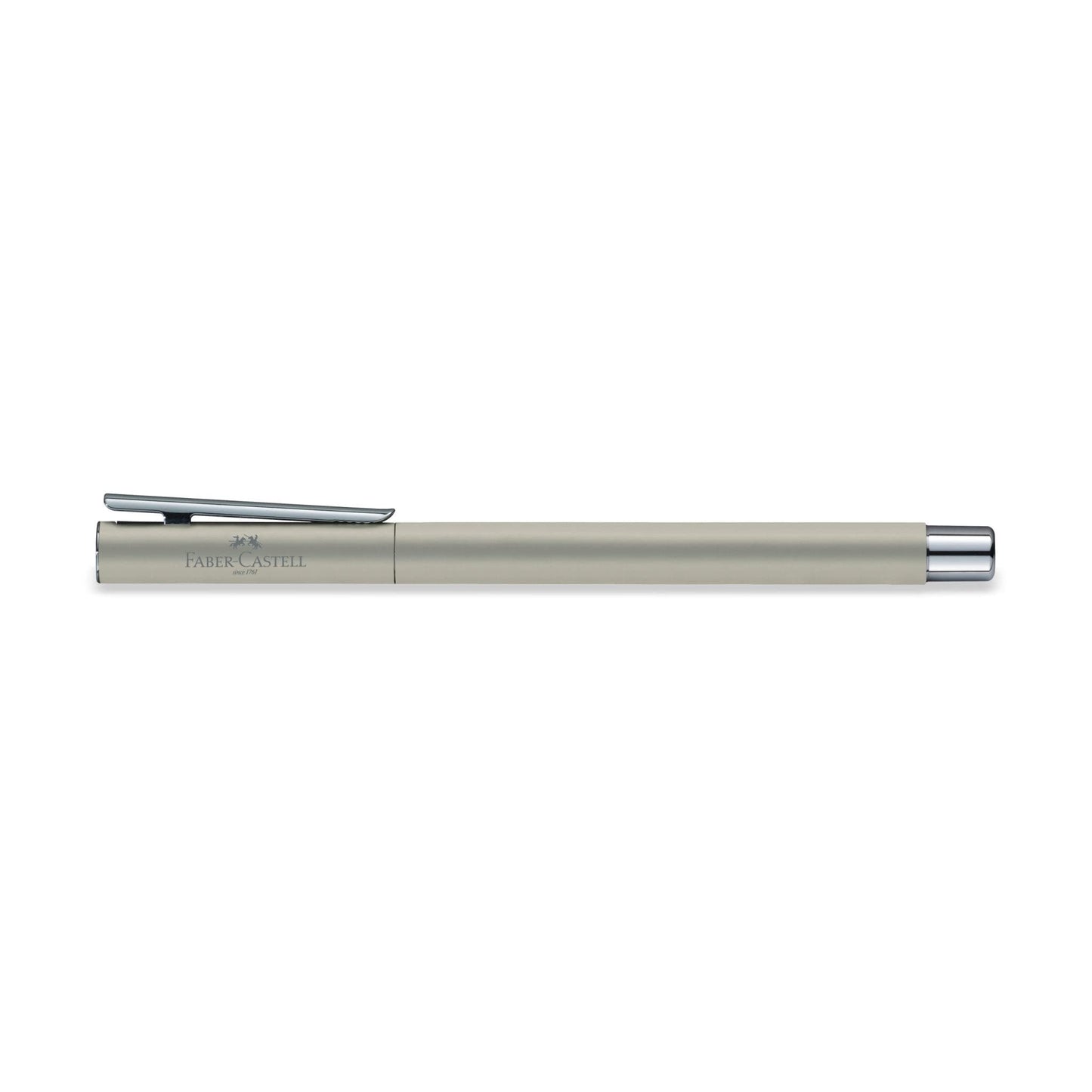 Faber-Castell NEO Slim Fountain Pen, Matte Stainless Steel - Extra Fine