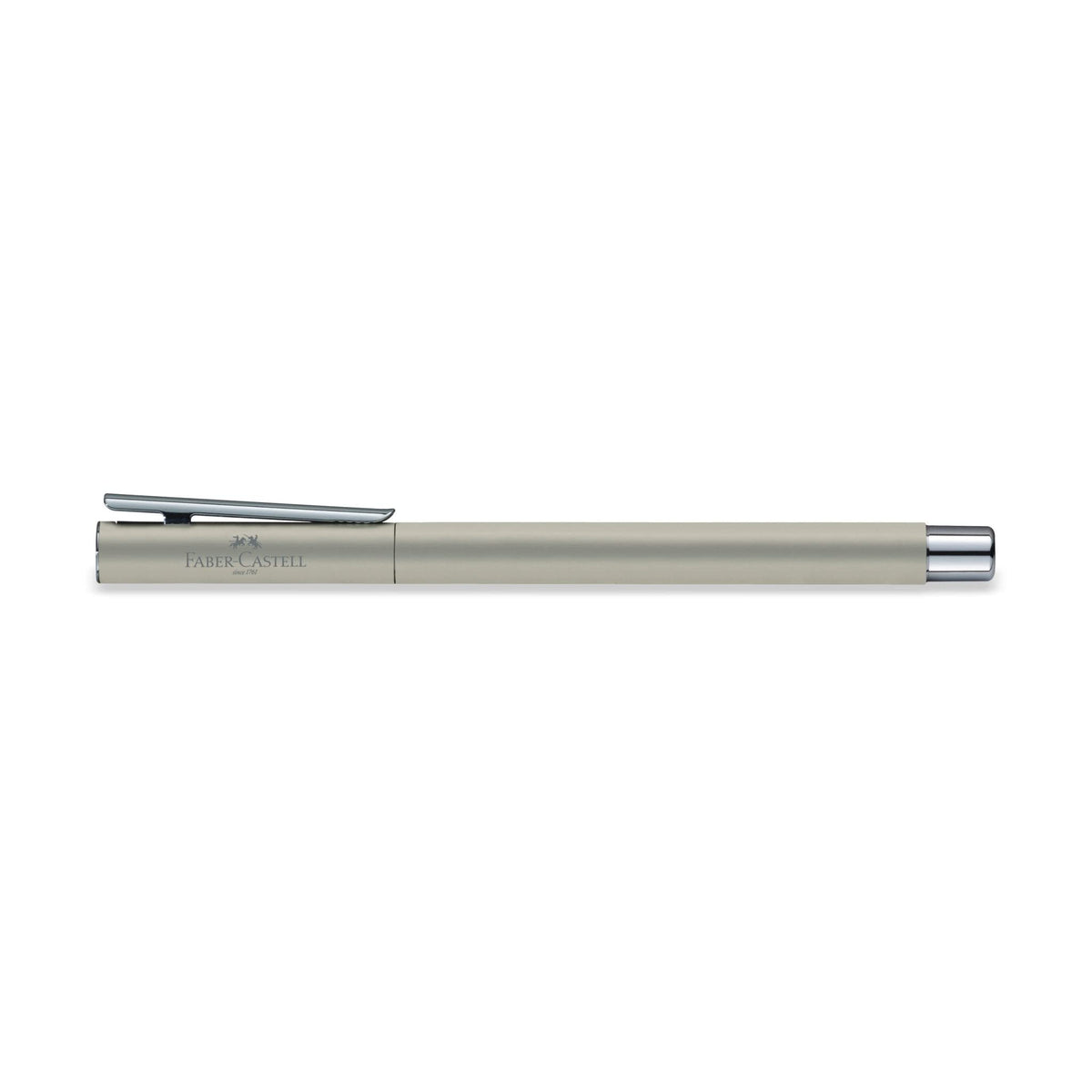 Faber-Castell NEO Slim Fountain Pen, Matte Stainless Steel - Extra Fine
