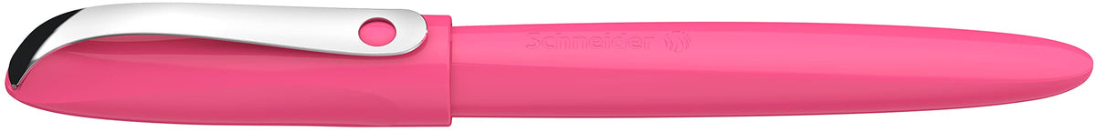 Schneider 162119 Wavy Fountain Pen for Right and Left-Handed Users with Beginner Nib Pink