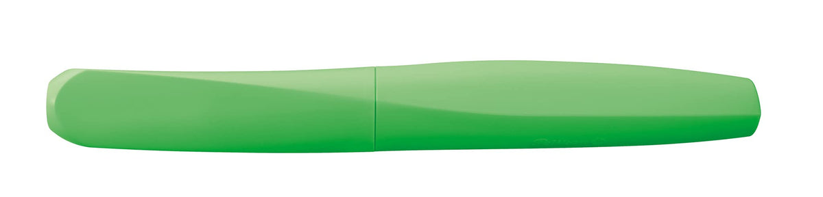 Pelikan Twist Fountain Pen with 2 Ink Cartridges, Medium Nib, Neon Green, Blister Card (807302)