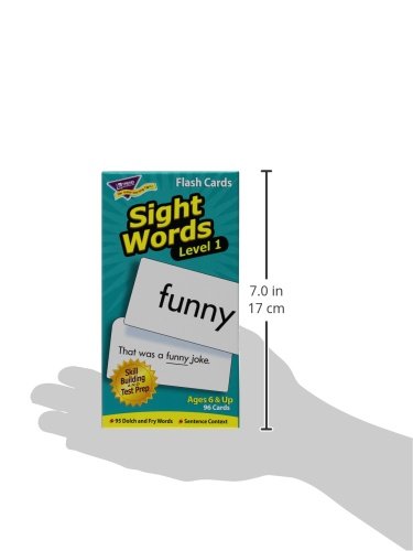 Trend Enterprises: Sight Words Level 1 Sill Drill Flash Cards, Dolch and Fry Words, Sentence
