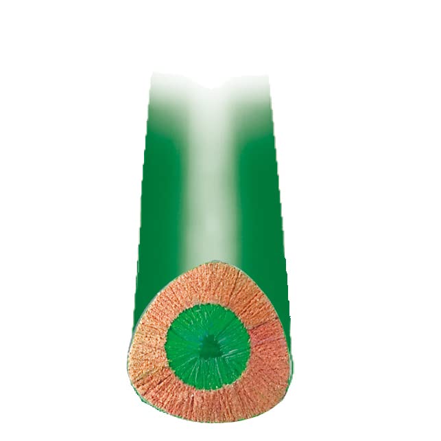 GIOTTO Mega-Tri Chunky Colouring Pencils, 12 Assorted Colours, Ideal for Children, Parties and