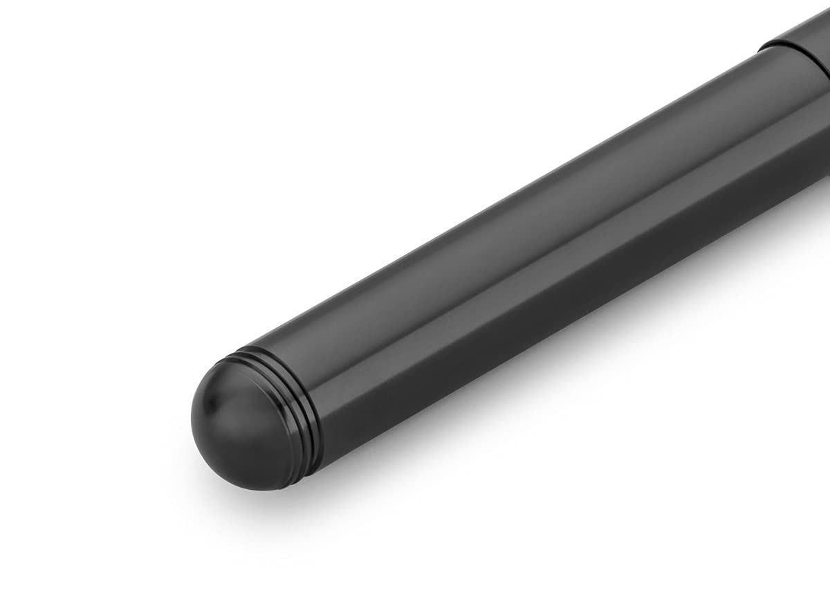 Kaweco LILIPUT Fountain Pen Black I Fountain Pen for Ink Cartridges I 12.5 cm I Nib: F (Fine)
