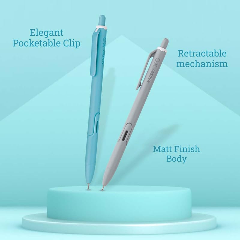 Hauser XO RT Retractable Ball Pen | Sleek Body & Minimalistic Design | Matt Finish & Solid Body