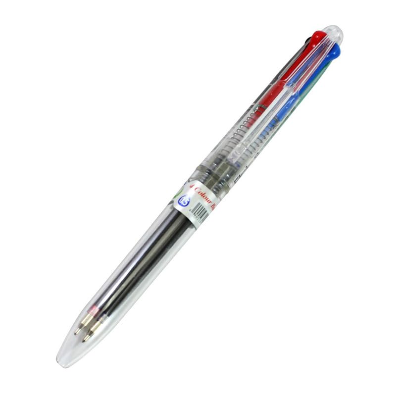 FLAIR Sunny Retractable 0.5mm Ball Pen Pouch Pack | Swiss Tip Technology | Retractable Mechanism &