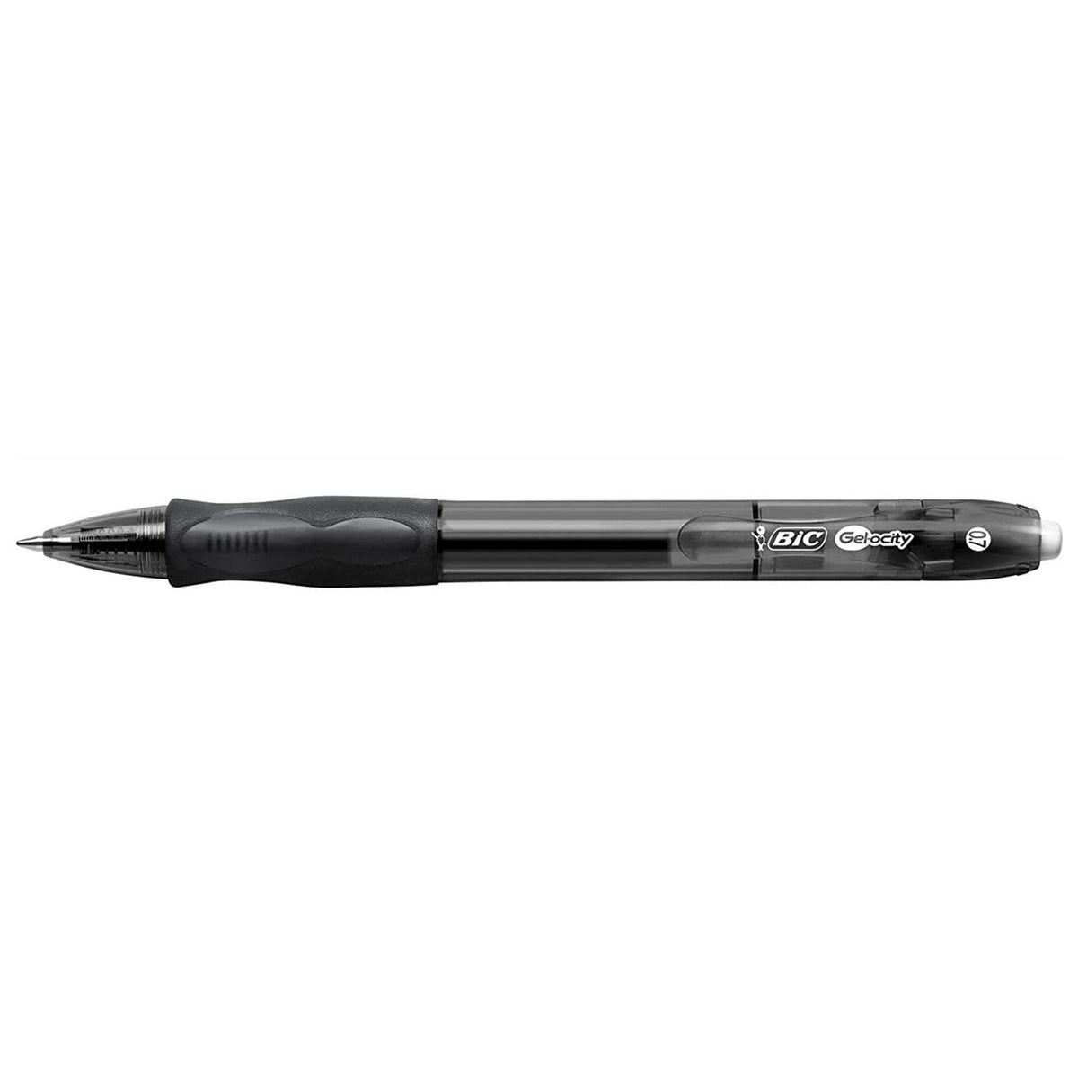 Bic Gel-ocity Original, Gel Ink Pens, With a Soft Grip, Seamless Smooth Writing, in Black, Medium: