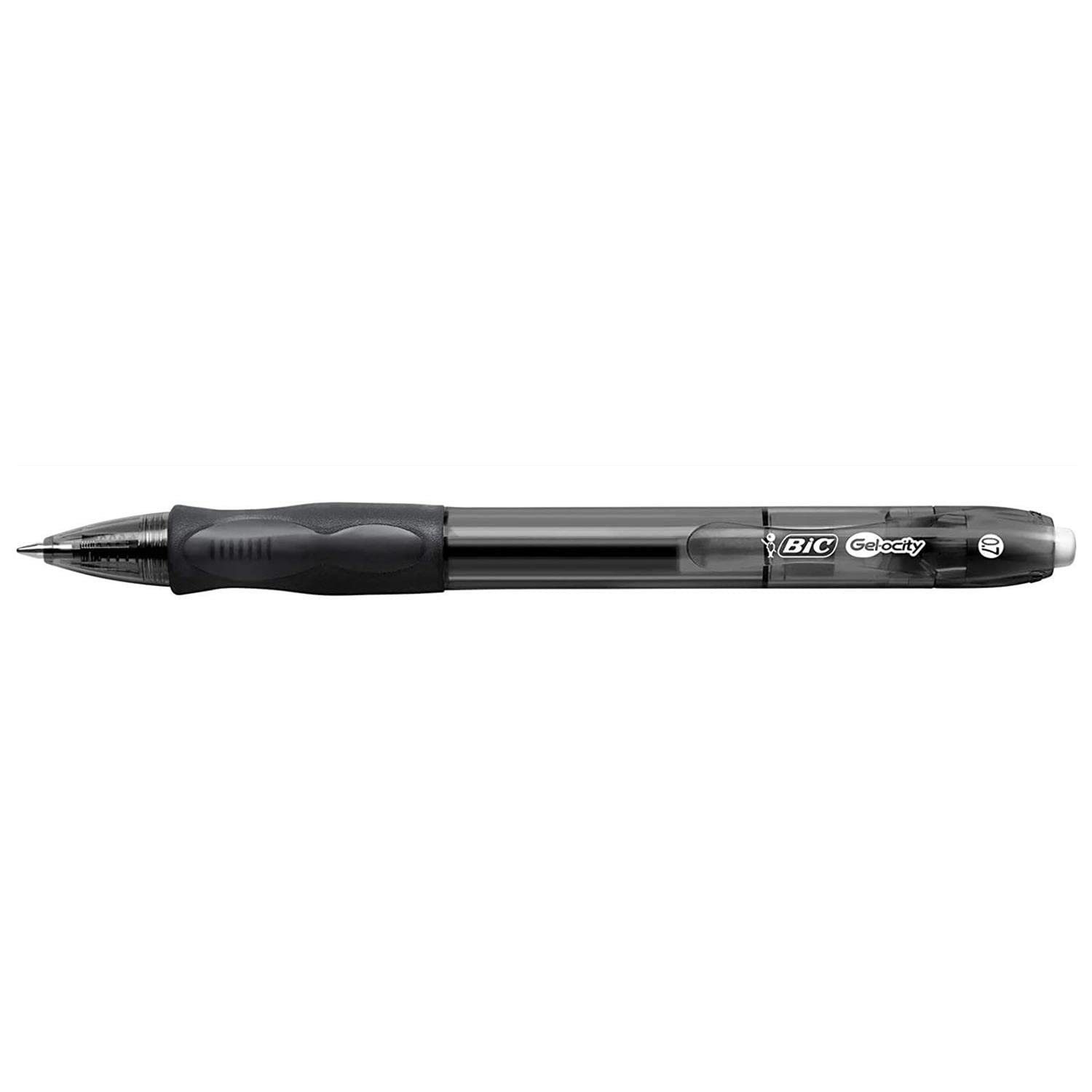 Bic Gel-ocity Original, Gel Ink Pens, With a Soft Grip, Seamless Smooth Writing, in Black, Medium: