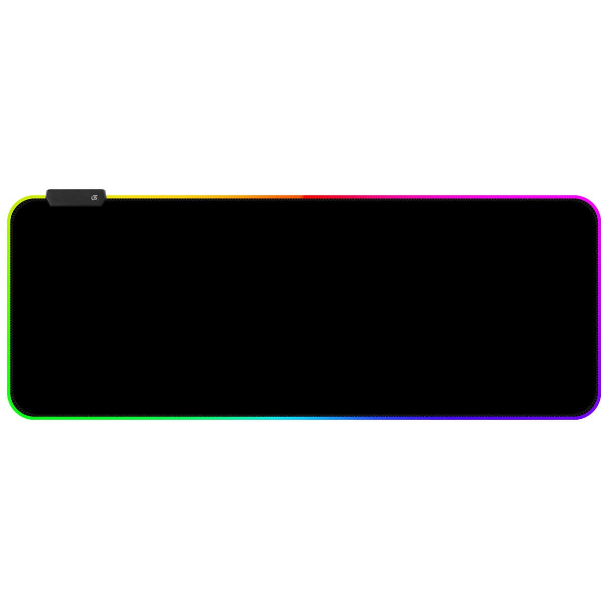 Qisan RGB Large Gaming Mouse Pad with Nonslip Base-31.5 x 11.8 Inch | Soft LED Extended Mousepad