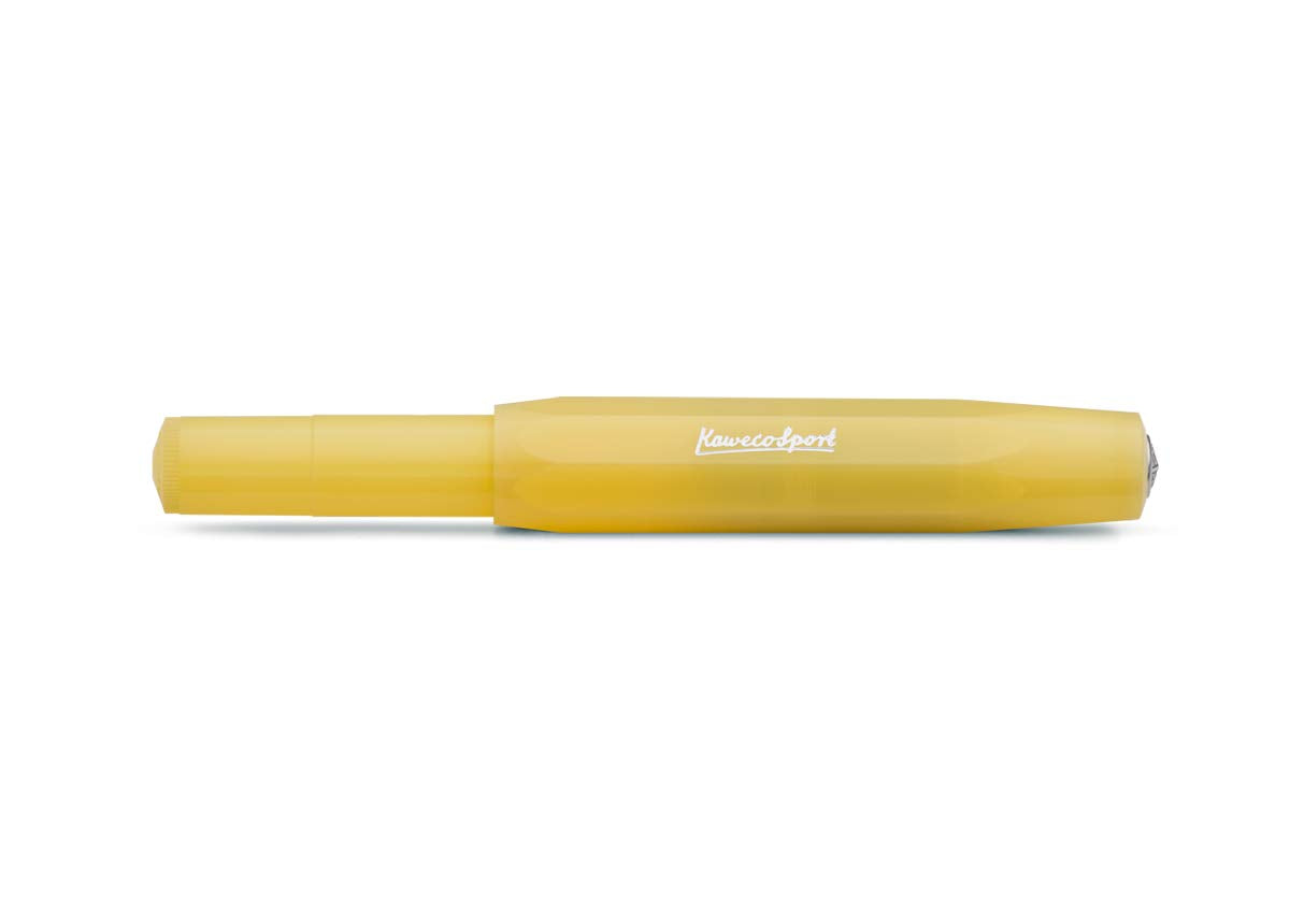 Kaweco Frosted Sport Fountain Pen - Sweet Banana, Extra-Fine