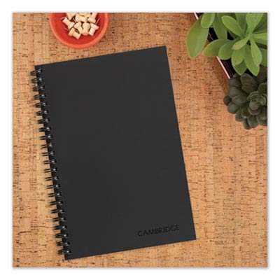 Cambridge Limited Business Notebook, Legal Ruled Paper, 5" x 8", 80 Sheets, Flexible Soft Touch
