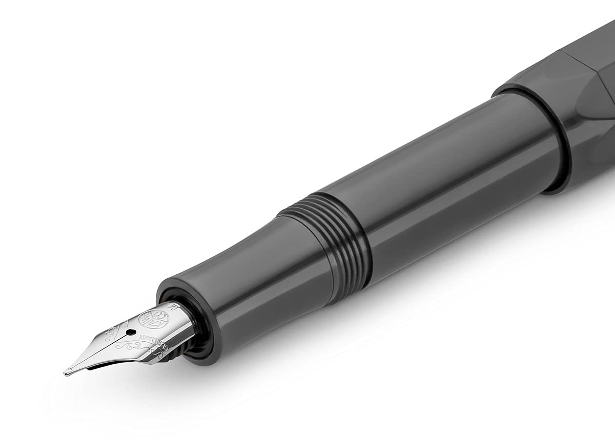 Kaweco SKYLINE SPORT Fountain Pen Grey I Premium Fountain Pen for Ink Cartridges I Exclusive