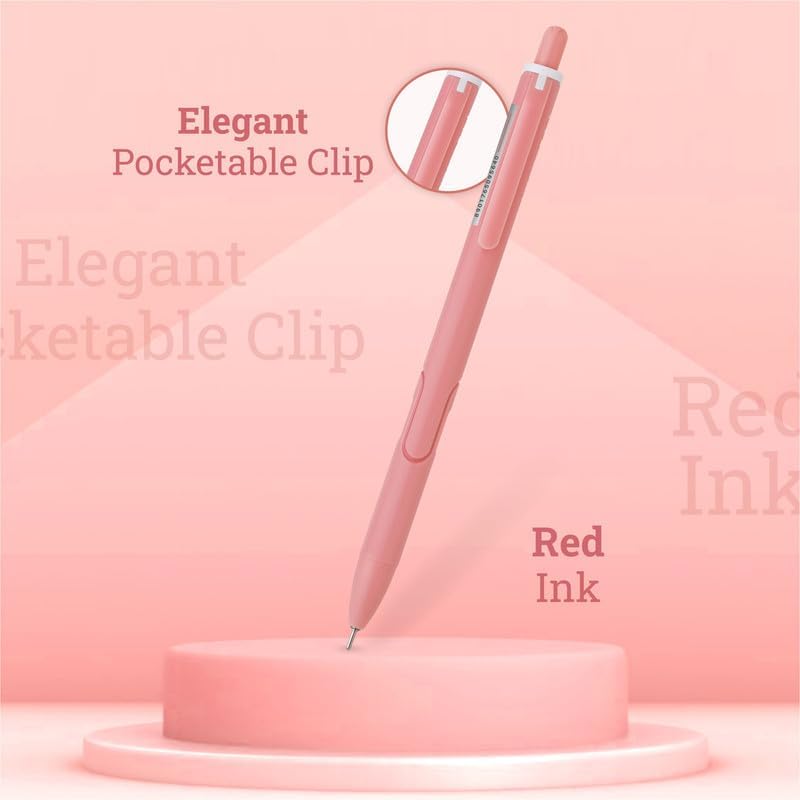 Hauser Germany XO RT Retractable Ball Pen | Sleek Matt Finish Pastel Shade Body & Minimalistic