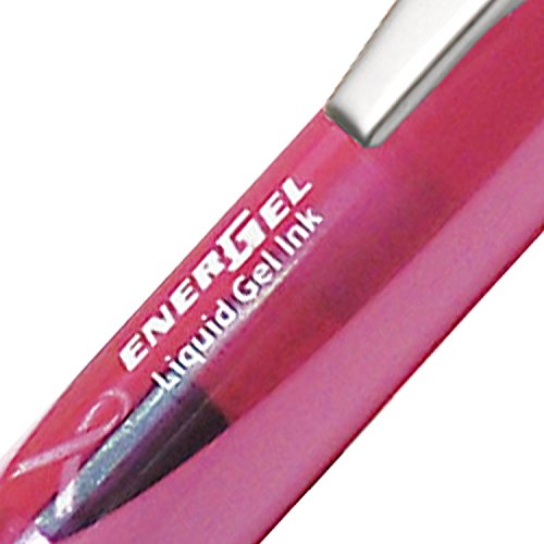 Pentel Energel Retractable Barrelled Pen - Pink