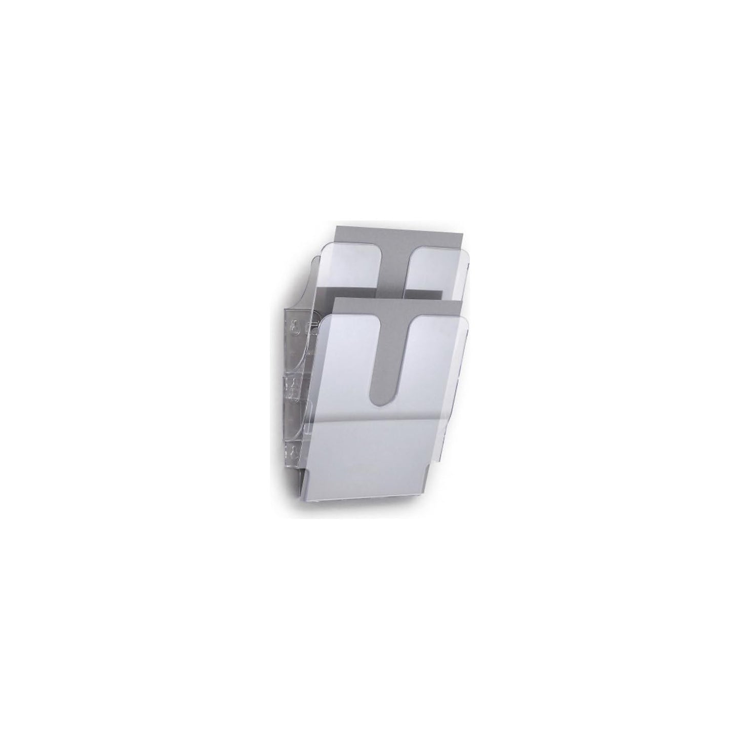 Durable FLEXIPLUS 2 A4 Portrait Literature Holder | Transparent | Wall-Mounted Document Holder |