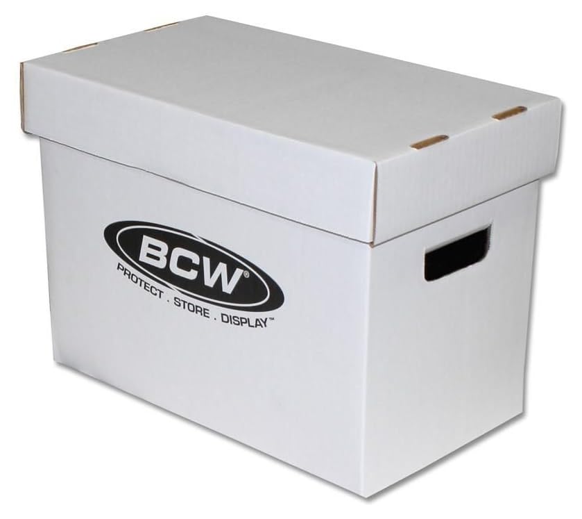 BCW Magazine/Document Storage Box 1-Pack | Durable Cardboard Filing Box