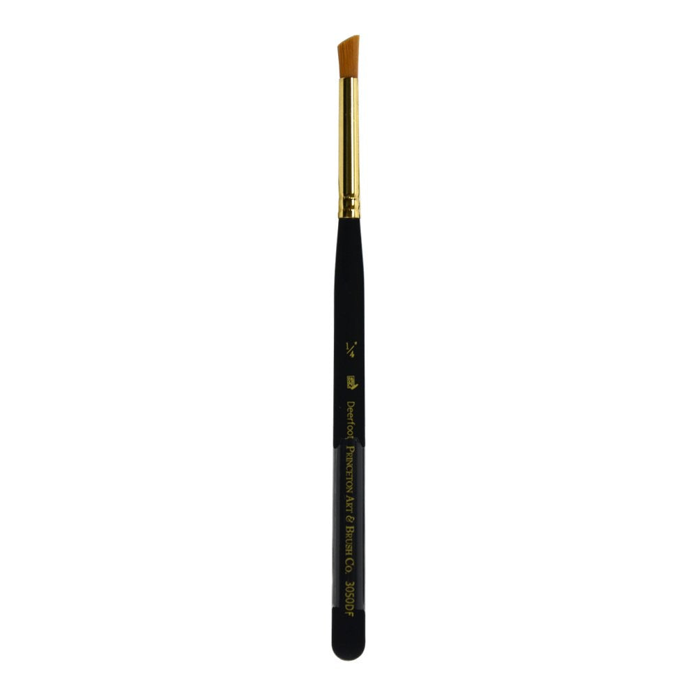 Princeton Mini-Detailer Deerft Brush, Synthetic, Short Handle, Size 1/4 inch, 1 Count