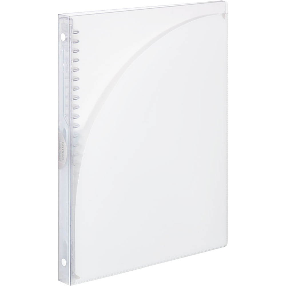 Kokuyo Campus Slide Binder, Adapt Slim, Double Pockets, B5, 26 Holes, Up to 65 Sheets, Transparent