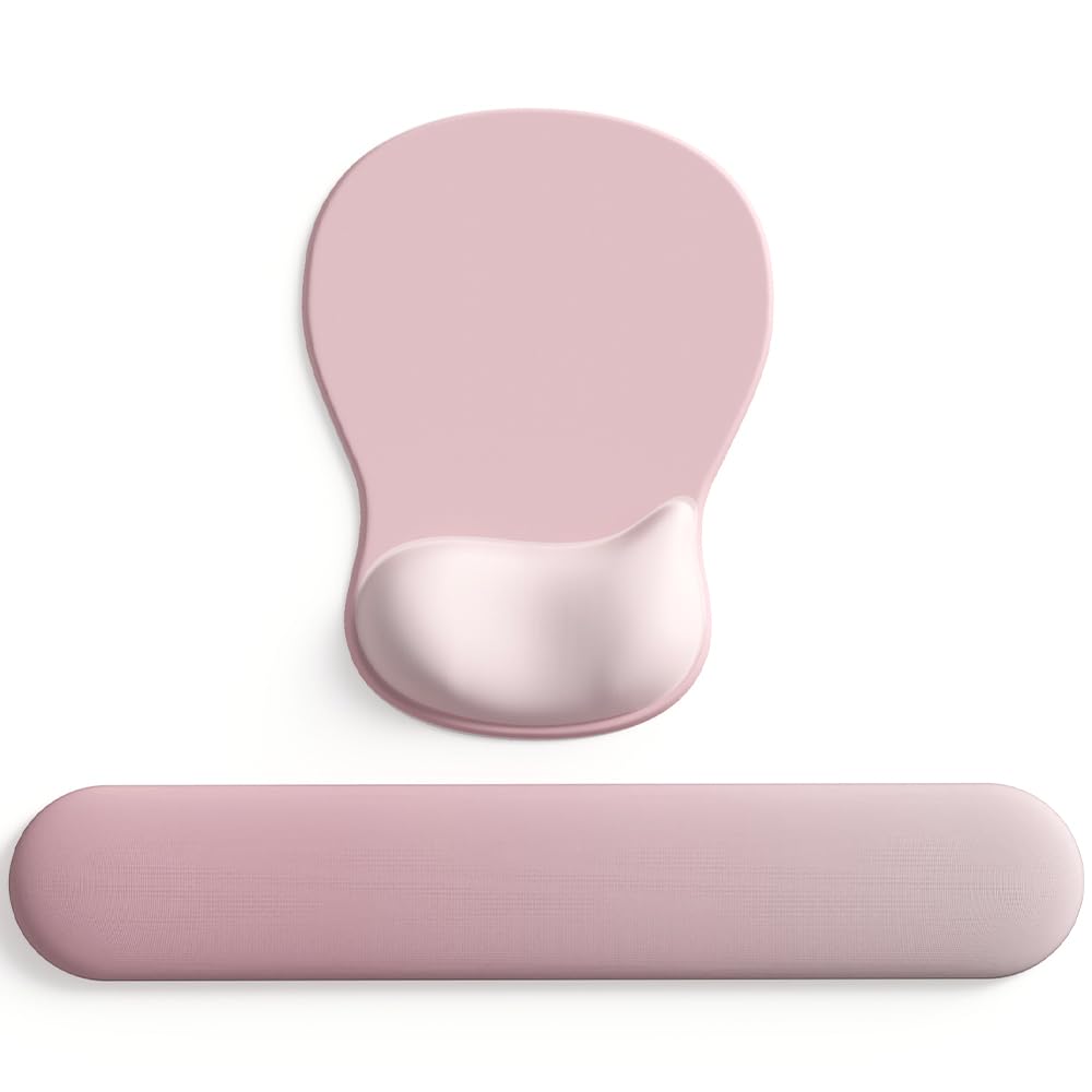 ErgoComfort Gel Wrist Rest Mouse Pad-Ergonomic Office Mousepad with Wrist Support-Non-Slip, Design