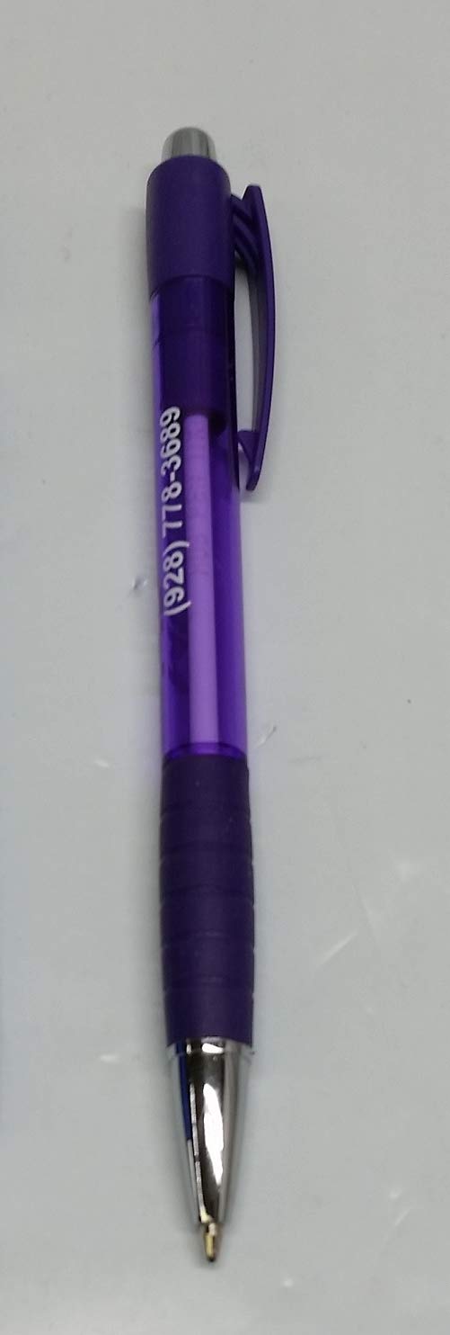 DG Collection (5lb Box Approx. 200-250 pens) Assorted Retractable Ballpoint Pens Office Ink Pen
